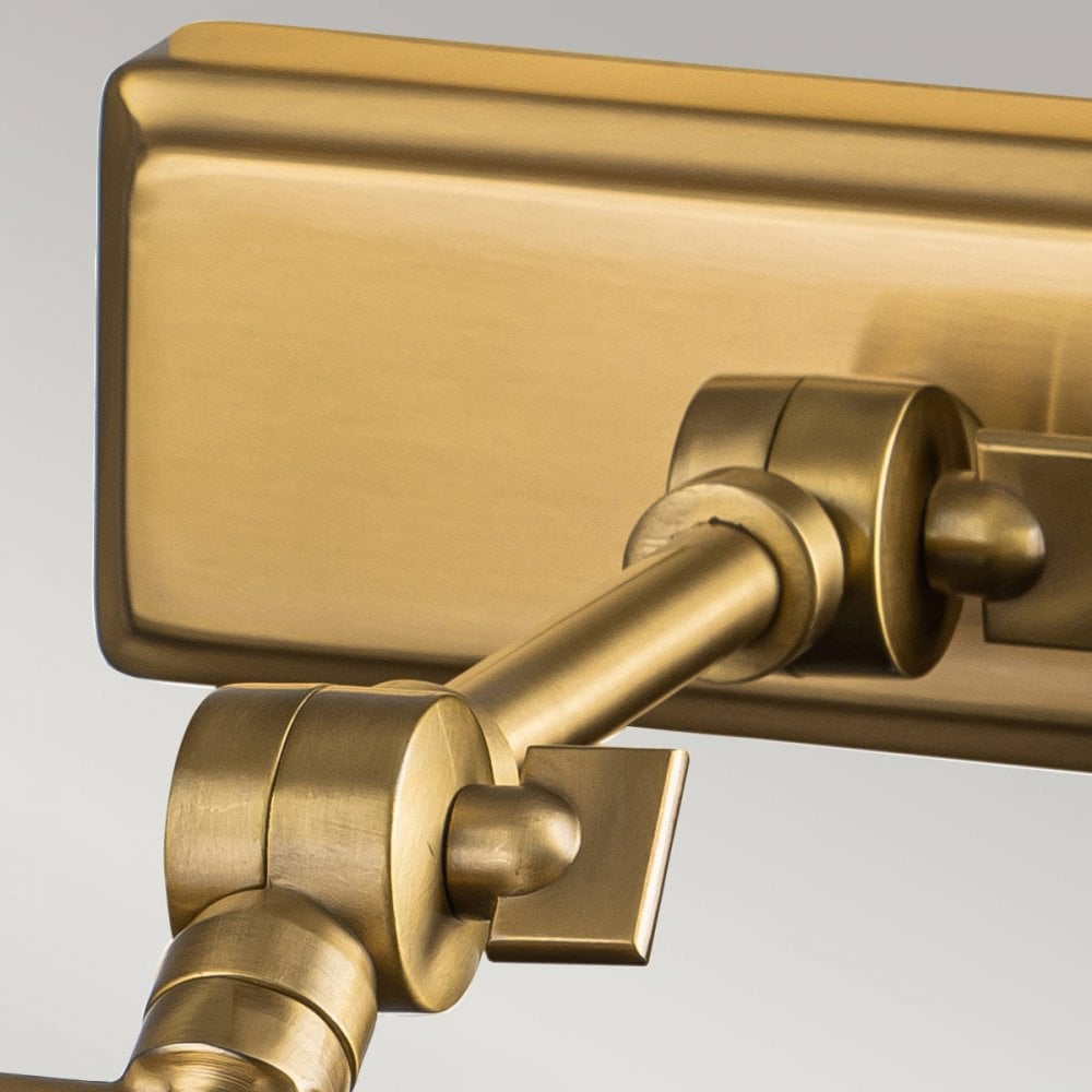 WINCHFIELD-PLM-AB Winchfield 2 Light Medium Picture Light Aged Brass