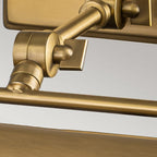 WINCHFIELD-PLM-AB Winchfield 2 Light Medium Picture Light Aged Brass