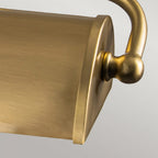 WINCHFIELD-PLM-AB Winchfield 2 Light Medium Picture Light Aged Brass