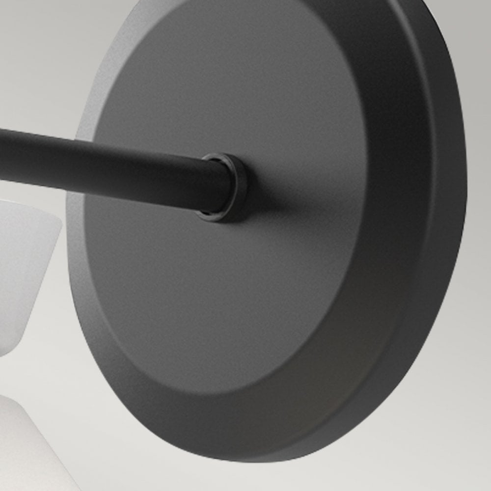 ALM-HALSTON-1WB-BK Halston 1 Light Wall Light Matte Black