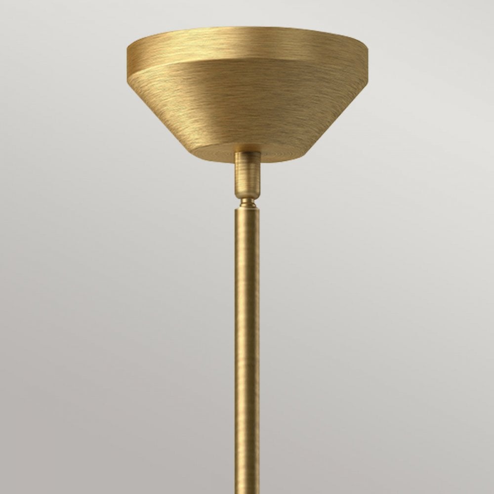 ALM-HALSTON-P-M-GD Halston 1 Light Pendant Brushed Gold
