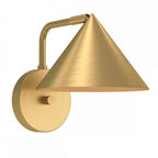 ALM-REMYCK-1WB-GD Remyck 1 Light Wall Light Brushed Gold