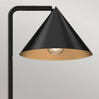 ALM-REMYCK-FL-BK Remyck 1 Light Floor Lamp Matte Black