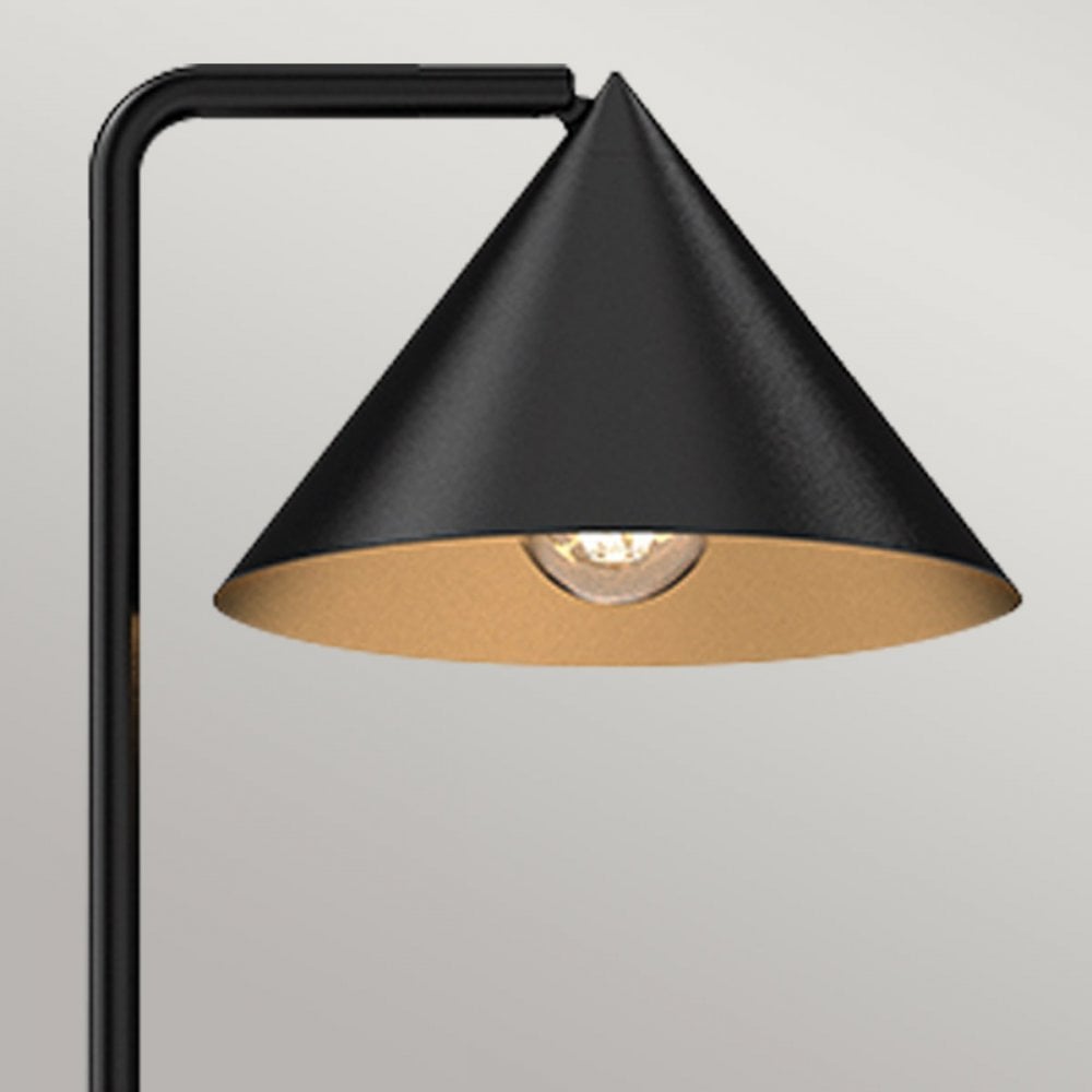 ALM-REMYCK-FL-BK Remyck 1 Light Floor Lamp Matte Black