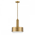 HK-CEDRIC-P-M-BK Cedric 2 Light Medium Pendant Black