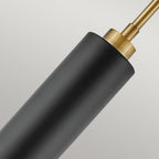 HK-CEDRIC-P-M-BR Cedric 2 Light Medium Pendant Lacquered Brass