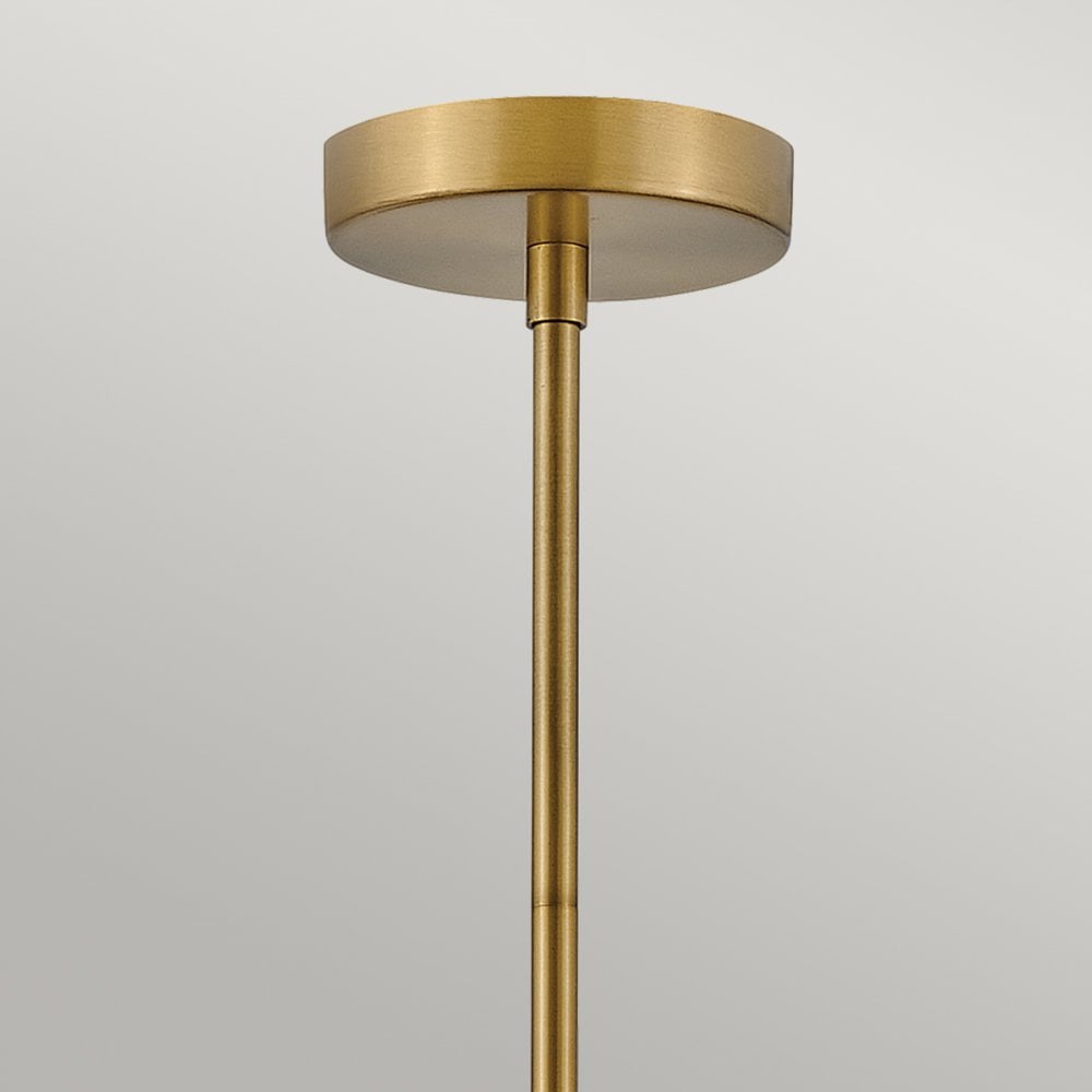 HK-CEDRIC-P-M-BR Cedric 2 Light Medium Pendant Lacquered Brass