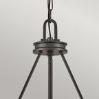 HK-COLLIER-P-BX Collier 4 Light Pendant Black Oxide