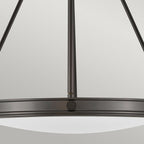 HK-COLLIER-P-BX Collier 4 Light Pendant Black Oxide