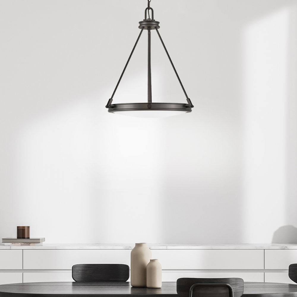 HK-COLLIER-P-BX Collier 4 Light Pendant Black Oxide
