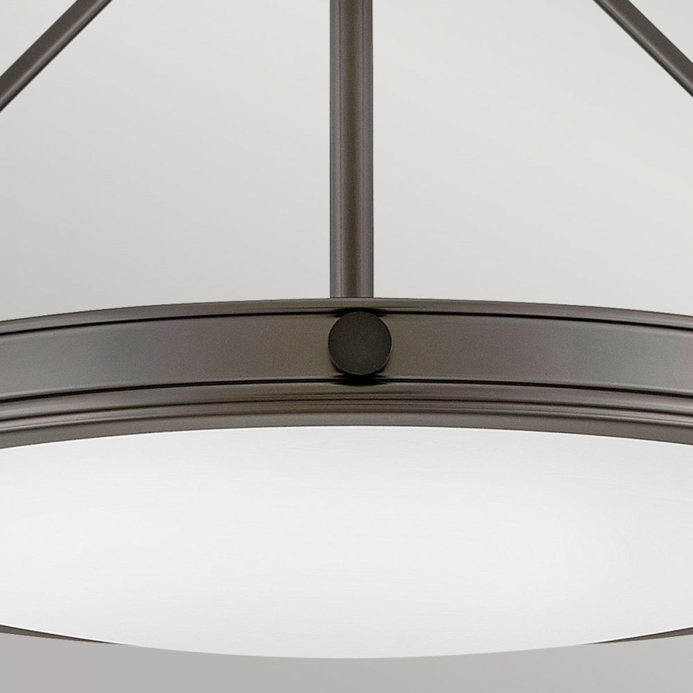 HK-COLLIER-SF-M-BX Collier 4 Light Medium Semi-Flush Black Oxide