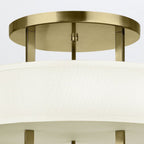 HK-HAMPTON-SF-BB Hampton 4 Light Semi-Flush Brushed Brass