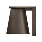 HK-HANS-S-ABZ Hans 1 Light Outdoor LED Wall Lantern Architectural Bronze