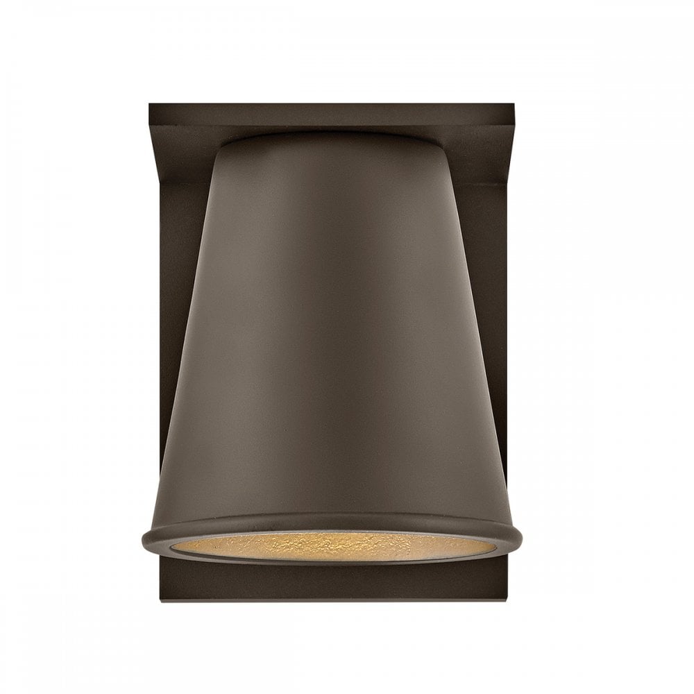 HK-HANS-S-ABZ Hans 1 Light Outdoor LED Wall Lantern Architectural Bronze