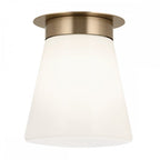KL-ALBERS-F-T-CPZ Albers 1 Light Flush Champagne Bronze