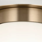 KL-ALBERS-F-T-CPZ Albers 1 Light Flush Champagne Bronze