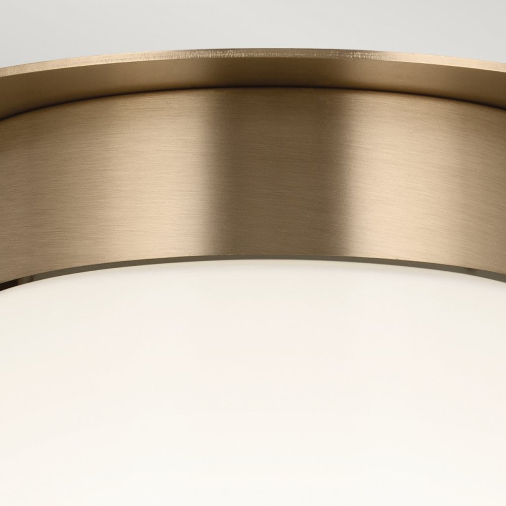 KL-ALBERS-F-T-CPZ Albers 1 Light Flush Champagne Bronze