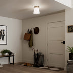 KL-ALBERS-F-T-CPZ Albers 1 Light Flush Champagne Bronze