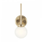 KL-BENNO1-CPZ Benno 1 Light Bathroom Wall Light Champagne Bronze