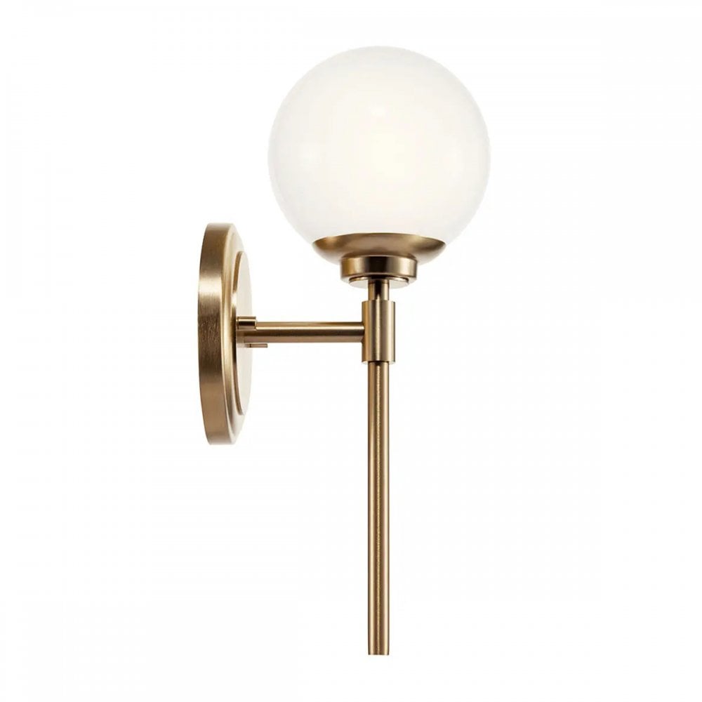 KL-BENNO1-CPZ Benno 1 Light Bathroom Wall Light Champagne Bronze