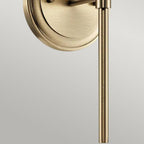 KL-BENNO1-CPZ Benno 1 Light Bathroom Wall Light Champagne Bronze