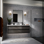 KL-BENNO1-CPZ Benno 1 Light Bathroom Wall Light Champagne Bronze