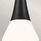 KL-DEELA-P-BK Deela 1 Light Pendant Black