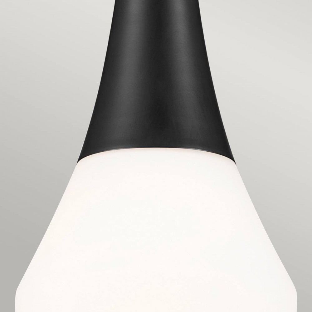 KL-DEELA-P-BK Deela 1 Light Pendant Black