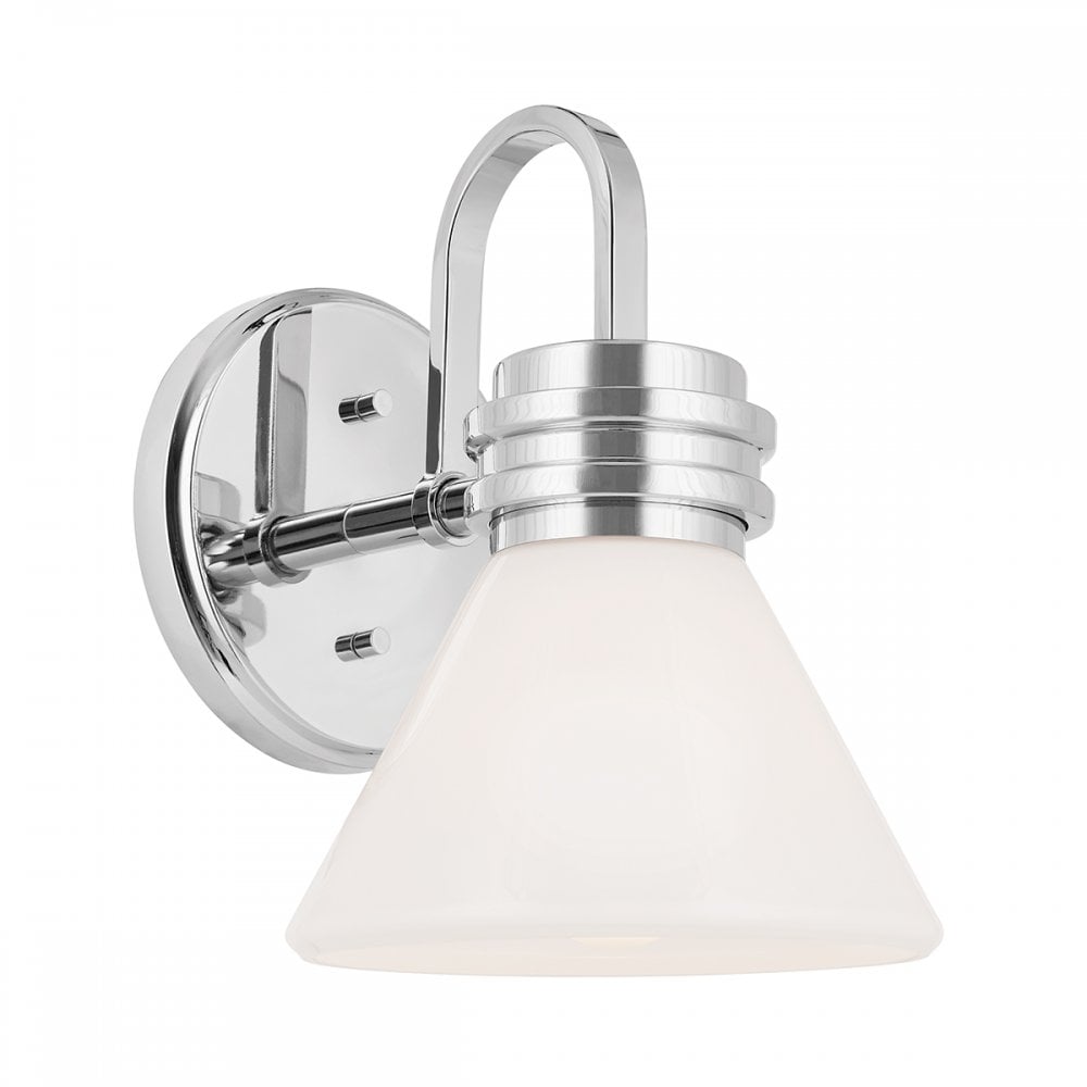 Farum 1 Light Bathroom Wall  Light Polished Chrome (S)