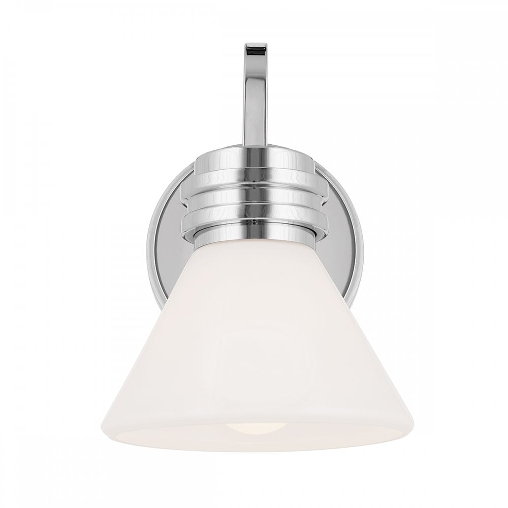 Farum 1 Light Bathroom Wall  Light Polished Chrome (S)