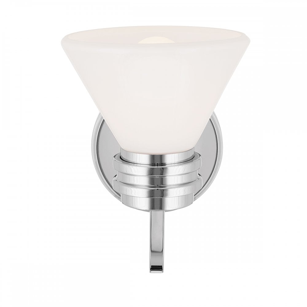 Farum 1 Light Bathroom Wall  Light Polished Chrome (S)