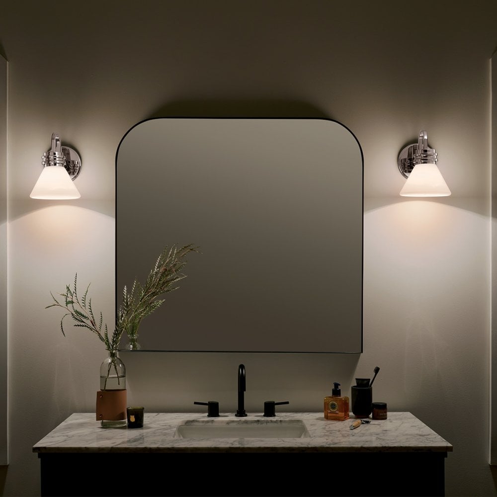 Farum 1 Light Bathroom Wall  Light Polished Chrome (S)