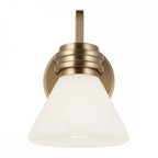 KL-FARUM1-CPZ Farum 1 Light Bathroom Wall Light Champagne Bronze