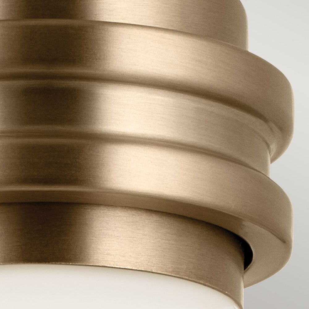 KL-FARUM1-CPZ Farum 1 Light Bathroom Wall Light Champagne Bronze