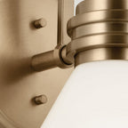 KL-FARUM1-CPZ Farum 1 Light Bathroom Wall Light Champagne Bronze