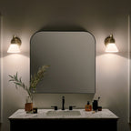 KL-FARUM1-CPZ Farum 1 Light Bathroom Wall Light Champagne Bronze