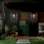 KL-HONE-M-BKT Hone 1 Light Medium Outdoor Wall Lantern Textured Black