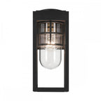 KL-HONE-S-BKT Hone 1 Light Small Outdoor Wall Lantern Textured Black