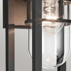 KL-HONE-S-BKT Hone 1 Light Small Outdoor Wall Lantern Textured Black