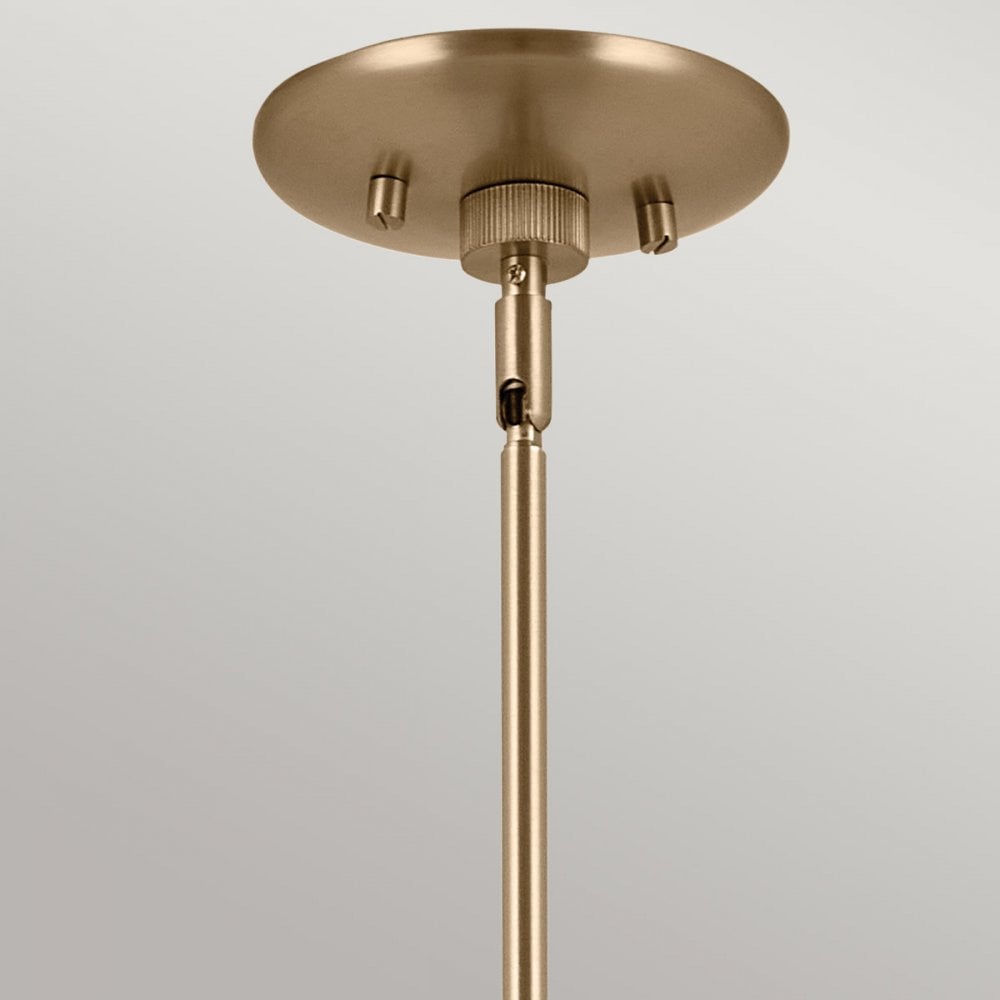 KL-PHIX-2-LINEAR-CBB Phix 4 Light Chandelier Champagne Bronze, Black
