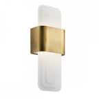 KL-SERENE-LED-W-NBR Serene LED Wall Light Natural Brass
