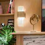 KL-SERENE-LED-W-NBR Serene LED Wall Light Natural Brass
