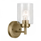 KL-WINSLOW-1W-NBR Winslow 1 Light Wall Light Natural Brass