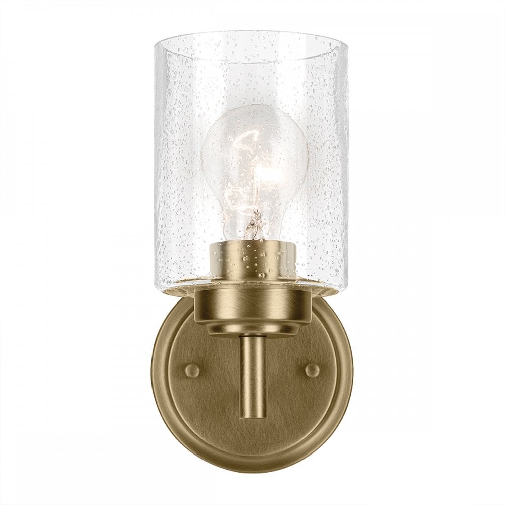KL-WINSLOW-1W-NBR Winslow 1 Light Wall Light Natural Brass