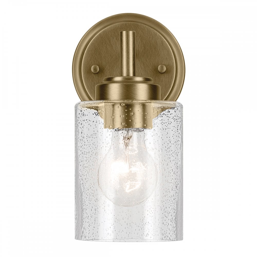 KL-WINSLOW-1W-NBR Winslow 1 Light Wall Light Natural Brass