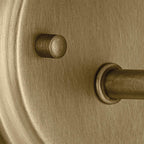 KL-WINSLOW-1W-NBR Winslow 1 Light Wall Light Natural Brass