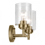 KL-WINSLOW-2W-NBR Winslow 2 Light Wall Light Natural Brass
