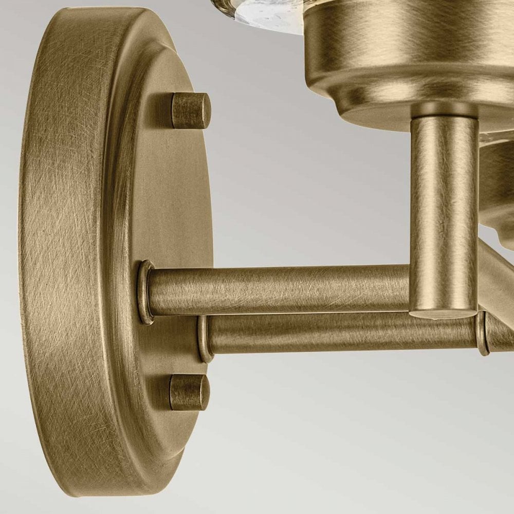 KL-WINSLOW-2W-NBR Winslow 2 Light Wall Light Natural Brass
