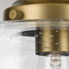 KL-WINSLOW-SF-NBR Winslow 1 Light Semi-Flush Natural Brass