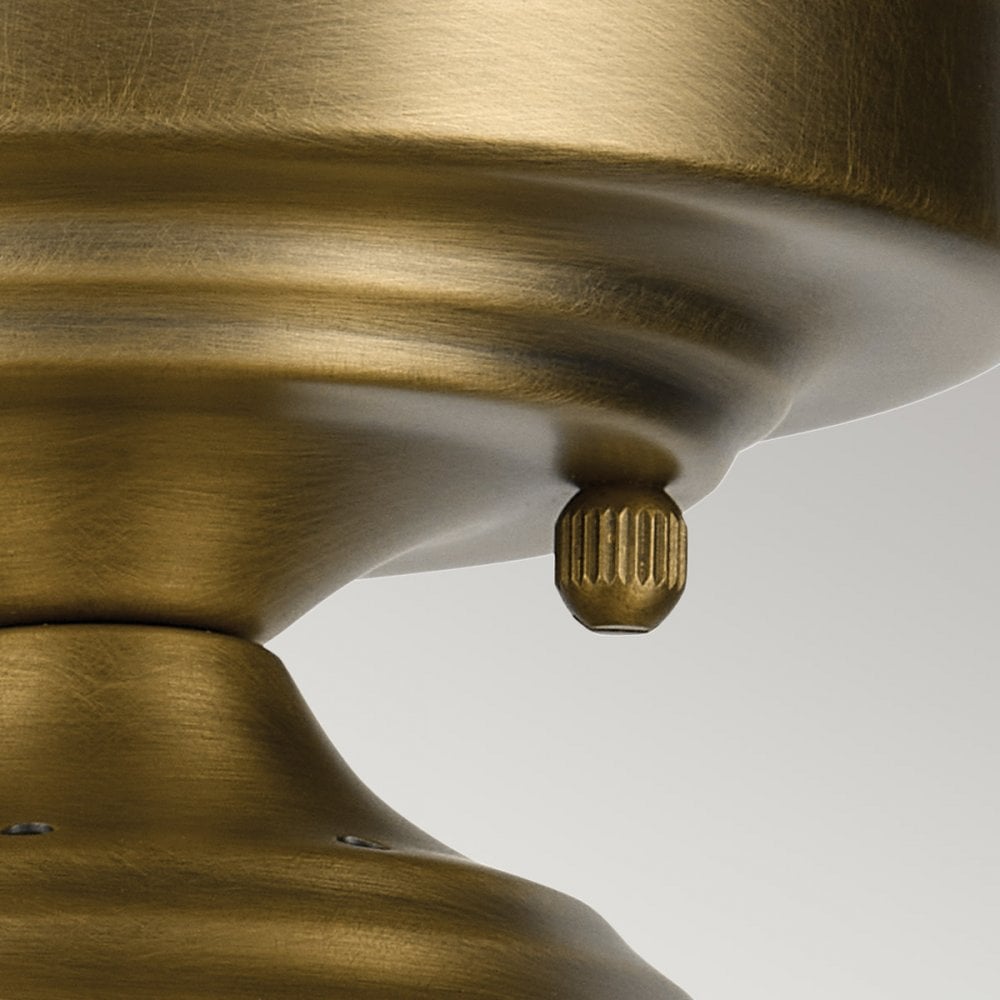 KL-WINSLOW-SF-NBR Winslow 1 Light Semi-Flush Natural Brass